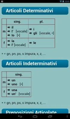 Italian Verbs android App screenshot 1