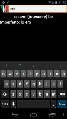 Italian Verbs android App screenshot 6