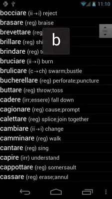 Italian Verbs android App screenshot 8